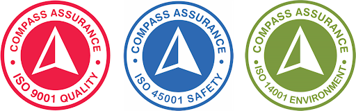 Compass Assurance ISO-9001, ISO-14001 & AS-45001 Certified
